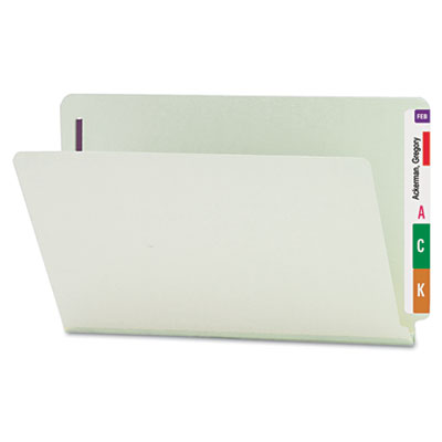 Smead 37705 One Inch Expansion Folder Two Fasteners End Tab Legal Gray Green 25/Box Smead 37705 One Inch Expansion Folder Two Fasteners End Tab Legal Gray Green 25/Box