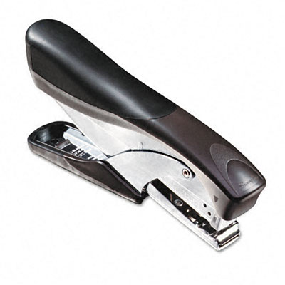 Premium Hand Stapler 20-sheet Capacity Black/chrome/dark Gray