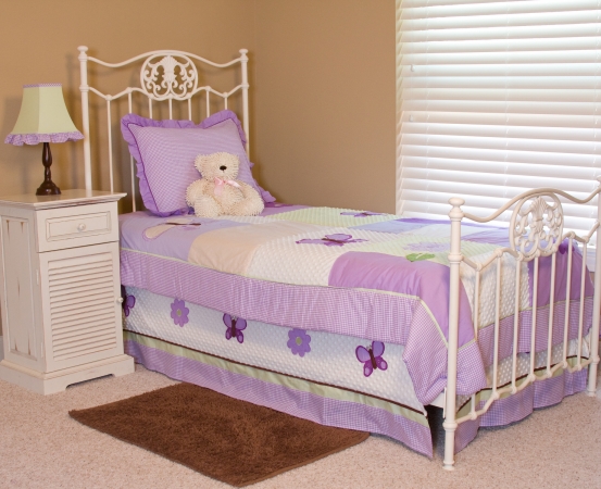 Pam Grace Creations TWLAV Twin Bedding Lavendar Butterfly
