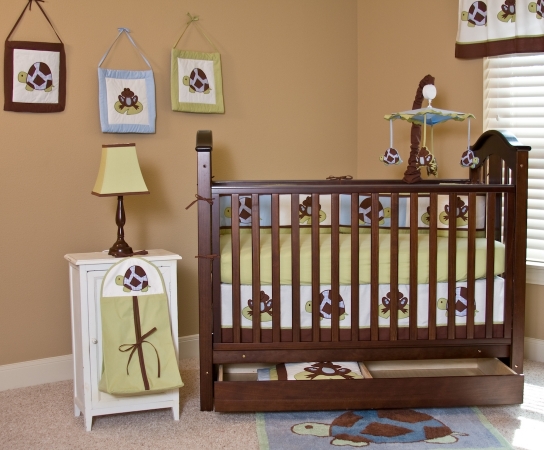 Pam Grace Creations BDPOND Baby Bedding 10 Piece Mr. And Mrs. Pond