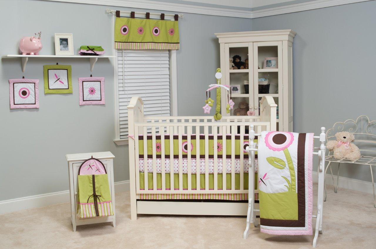 Pam Grace Creations BDSOPHIA Baby Bedding 10 Piece Sophias Garden