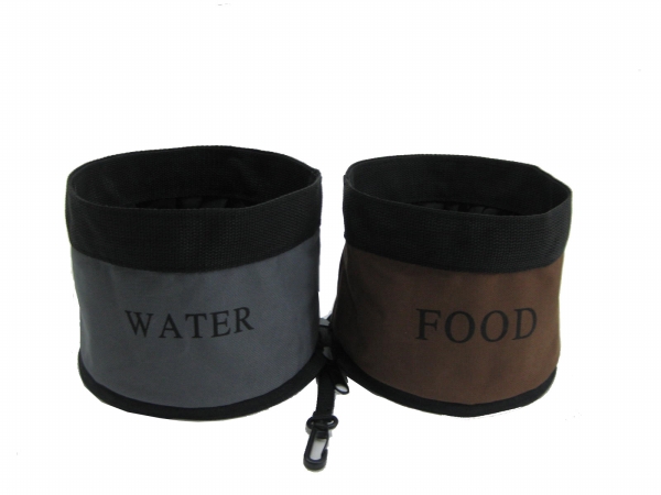 Camouflage Double Water Travel Pet Bowl