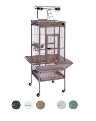 18 In. X 18 In. X 57 In. Wrought Iron Select Cage - Coco