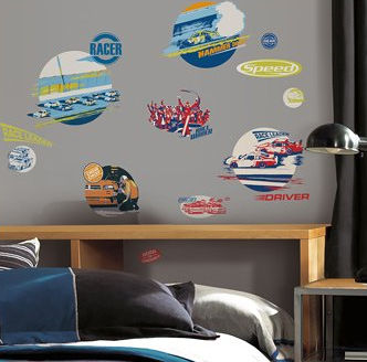 RoomMates RMK1599SCS NASCAR Peel and Stick Wall Decals