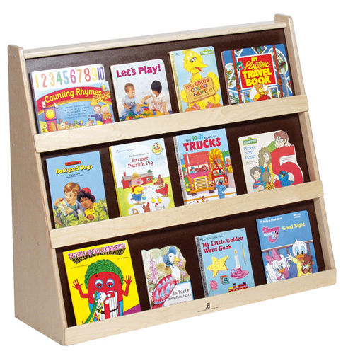 Steffy Wood Products SWP1295 Book Display with Rear Shelves