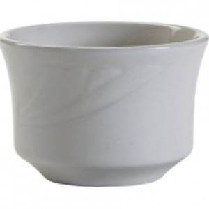 Ypb-0752 Sonoma 3.63 In. Embossed China Bouillon - Porcelain White - 3 Dozen