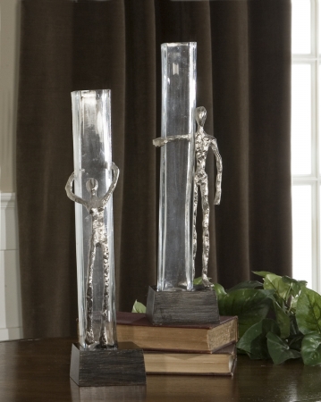 Billy Moon 19531 Perla#44; Vases#44; S2 Aluminum Figurines