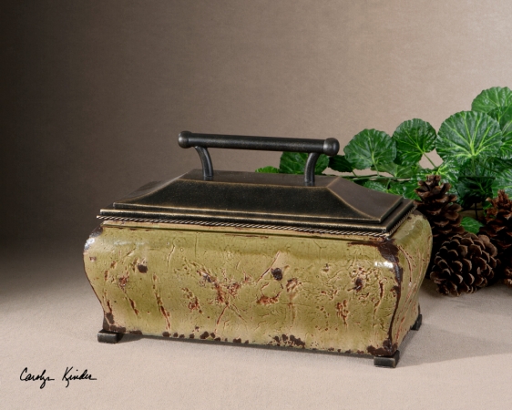 Carolyn Kinder 19568 Porano#44; Box Distressed Porcelain