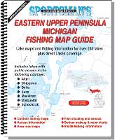Anglers Book Supply Co 1885010567 Michigan Fishing Map Guide Eastern Upper Peninsula