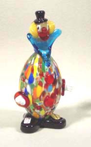 Fp-24 5" Murano Glass Clown