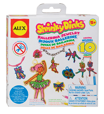 Alex By Panline Usa Inc. ALE494B Shrinky Dinks Ballerina Jewelry