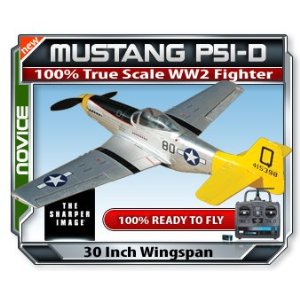 Parkflyers SI811 Sharper Image P51D 30 inch Mini Mustang RTF RC Plane