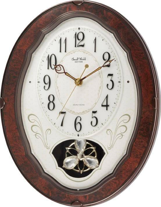 UPC 009136400234 product image for 4MJ400WD23 Caprice Wall Clock - Brown | upcitemdb.com