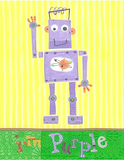 S11w11 Purple Robot- I M Purple