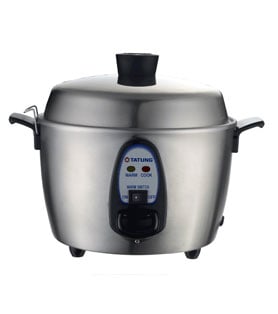 Tac-06kn 6 Cups Indirect Heating Stainless Steel Rice Cooker