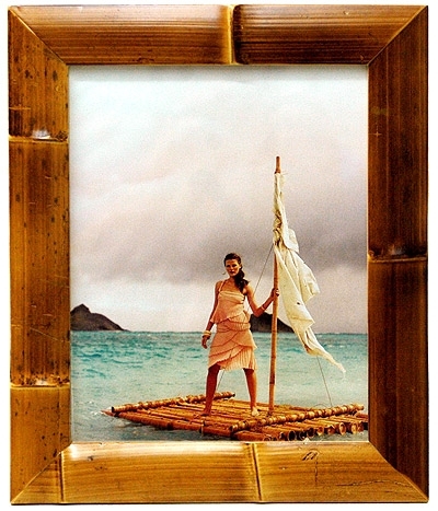 1637 8x10 Bamboo Frame In Waikiki