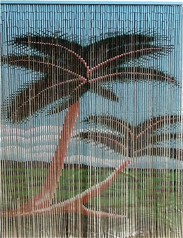 5236 Double Palm Tree Curtain