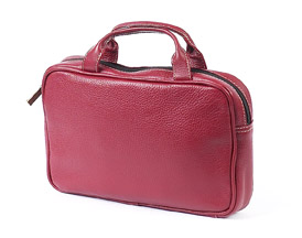 Claire Chase 425Ered Mini Computer Briefcase Red