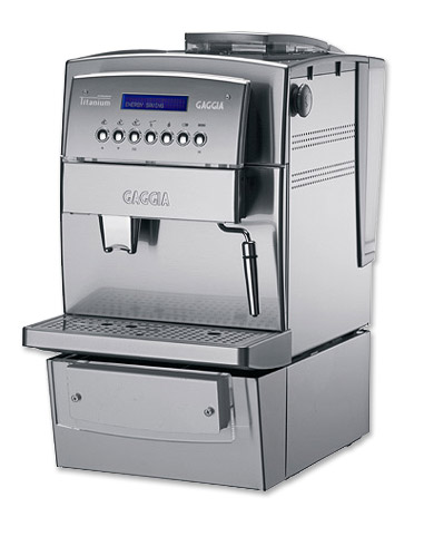 Gaggia 90650 Titanium Office Espresso Machine - Steel with Stainless Steel Front Panel