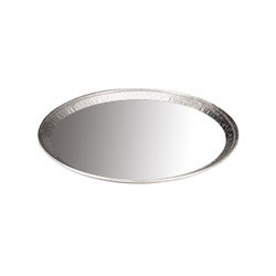 HandiFoil HFA 401380 12 in. Round Serving Aluminum Trays  Lid  25Case