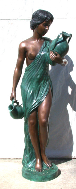 Standing Girl With 2 Pot Fountain