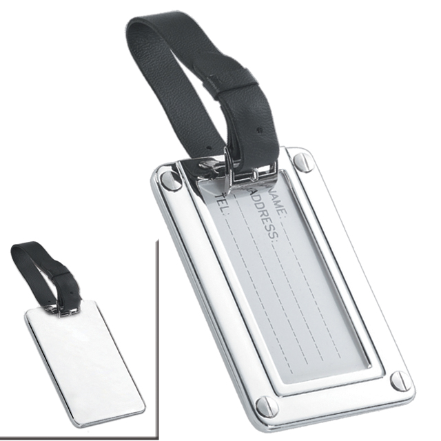 60-831 Luggage Tag With Black Strap