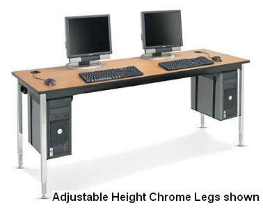 01573c Gnb Hpl Computer Table Adjustable Height