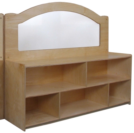 Strictly for Kids SF3233 Mainstream 60 in. Wave Design Room Divider with 24 in. 