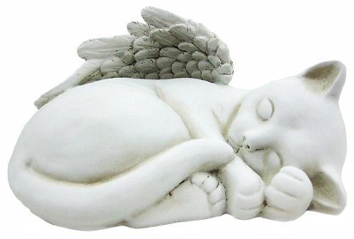 TMS P9865WHT Angel Cat  White