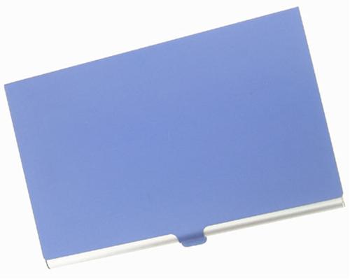 V108bpu Purple Cover Aluminum Business Card Case
