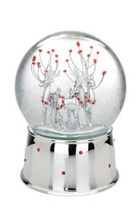 Reed and Barton 3240093500 Winter Deer Snowglobe
