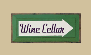 SaltBox Gifts I818WC 8 in. x 18 in. Wine Cellar Sign
