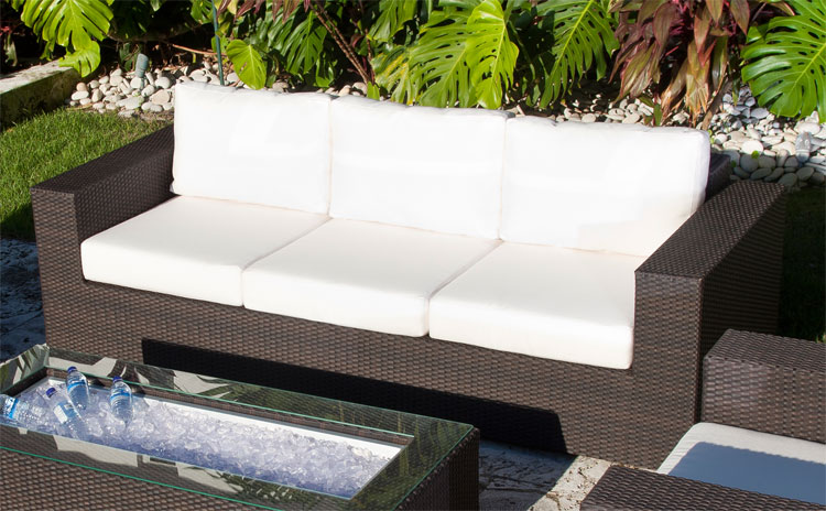Source Outdoor SO21403 King Wicker Sofa