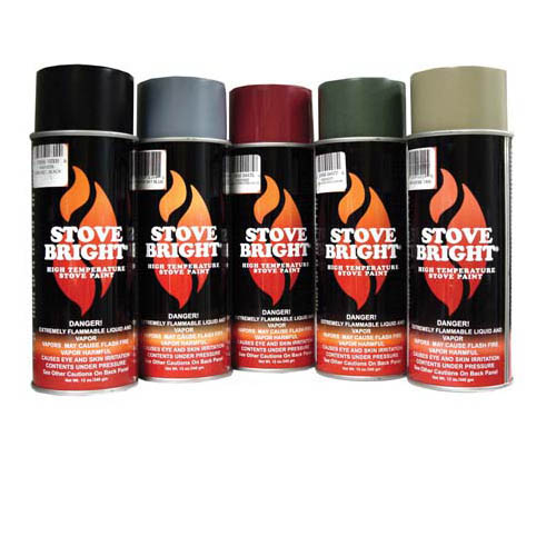 Forrest Paint 6319 1200º Wood Stove High Temp Paint - Mojave Red