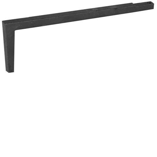 Import A1533LS Pair of Long Andiron Shanks  Black