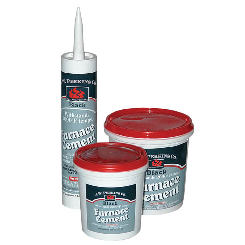 AW Perkins 40 2000 deg. F High Temp Black Furnace Cement
