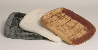 Mid-west Metal Products Mw00511 48x30 Quiet Time Synthetic Fur Bed - Cinnamon