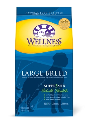 Wellpet Om89113 Large Wellness Super5mix Breed Adult Dry Dog Food - 30 Lb