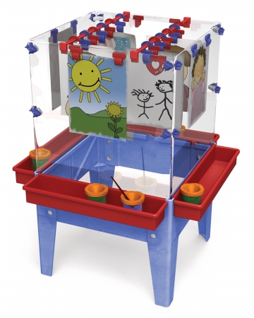 S13818 Toddler 4 Station Space Saver Easel