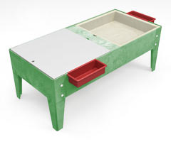 S8618 Double Mite Activity Center With 2 Mega Trays - Green