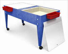 S8724 Double Mite Activity Center With 2 Mega Trays And Casters
