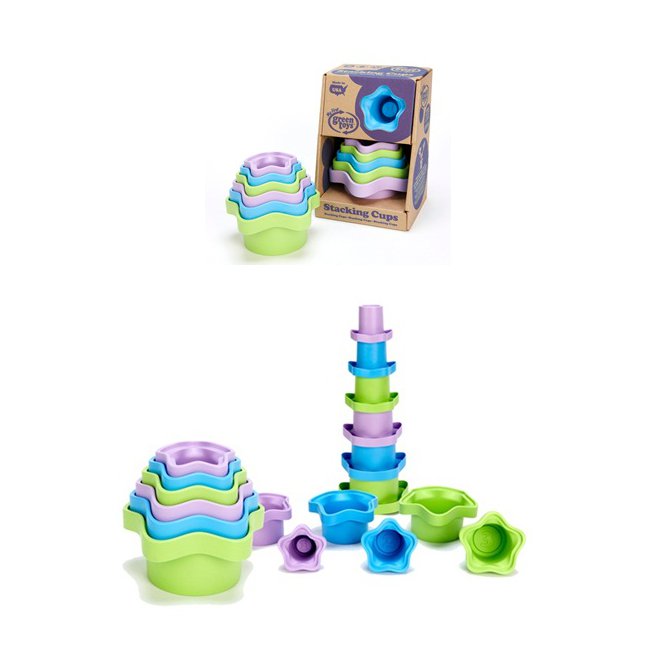 Green Toys GRTSTCA8586 Green Toys Stacking Cups