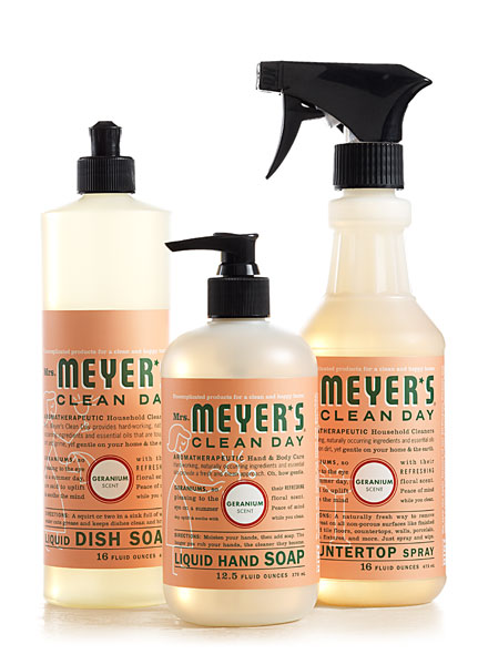 Mrs. Meyers Clean Day MRMKIT10 Mrs. Meyers Clean Day Geranium Kitchen Basics Set