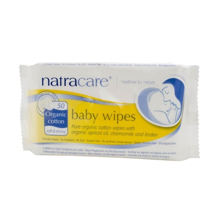 Natracare NTC41010P2 Baby Care#44; Baby Wipes#44; 50 wipesPack. This multipack c
