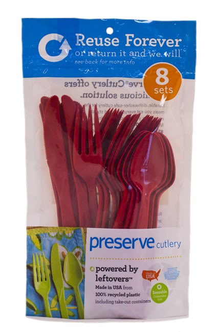 1211705 Cutlery, 24-count, Red Pepper.