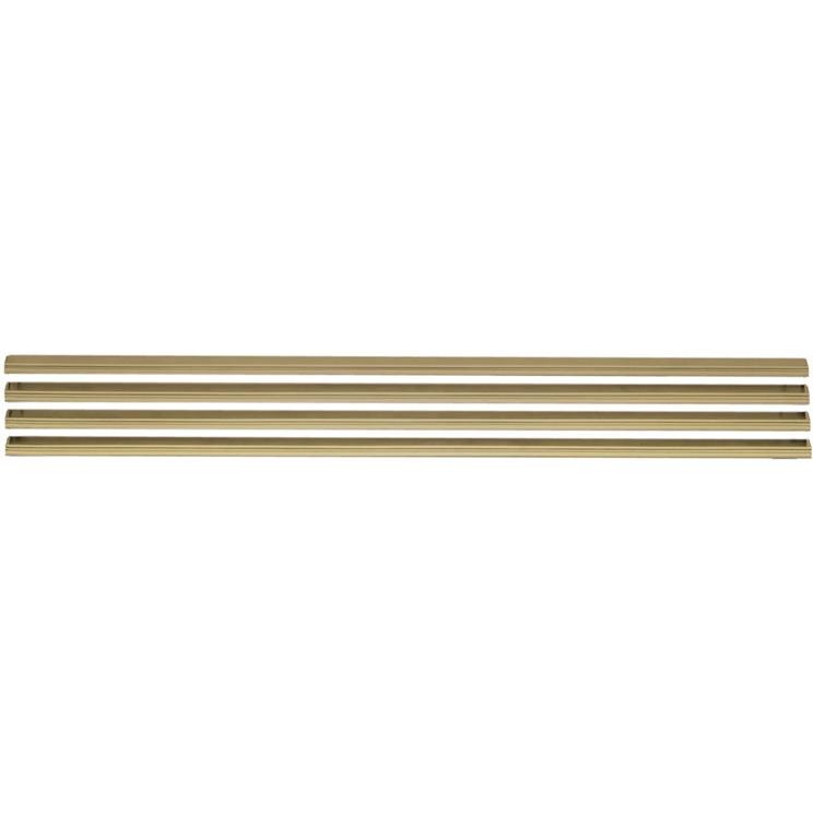Napolean Fireplaces L36AB Contour Louvre Kit#44; Upper and Lower Antique Brass