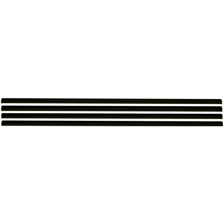 Napolean Fireplaces L38K Contour Louvre Kit#44; Upper and Lower Painted Black