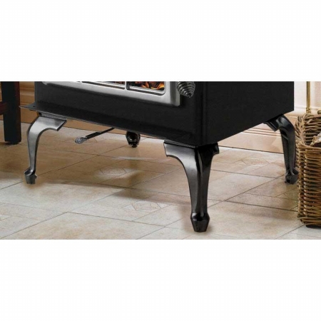 Napolean Fireplaces 202CK Ornamental Painted Black Cast Iron Stove Legs