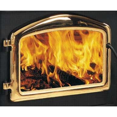 Napolean Fireplaces H222G Cast Iron Door with Standard Arch  Gold Plated  24 Kar