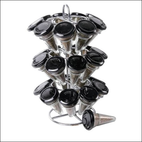 Longden Enterprises GSR4128 Spice Pod 27 Jar Triple Tier Spice Racks